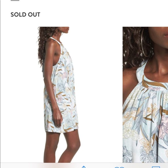 Bp print halter dress, size small - Picture 2 of 5